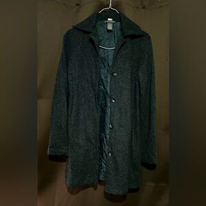 Banana Republic Charcoal Wool Blend Women’s Coat - Size XS